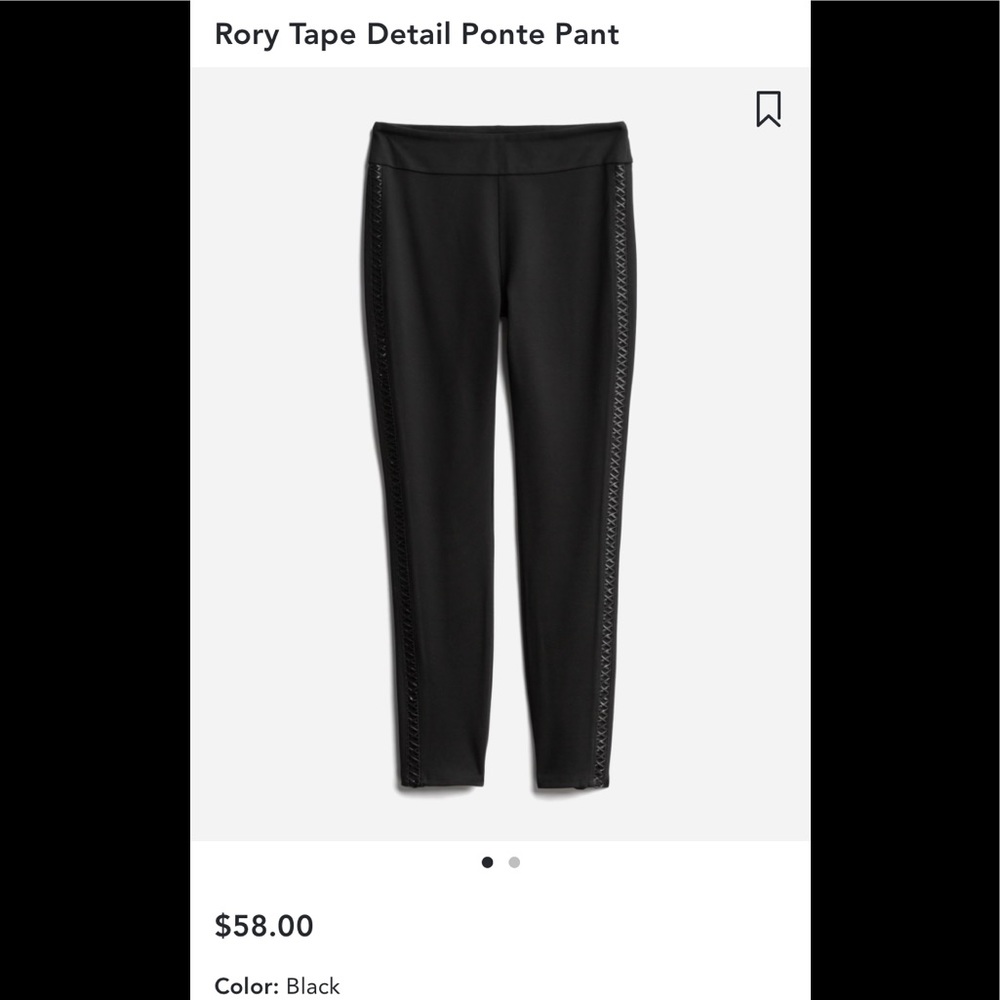 Tribal black pants with side leg detailing